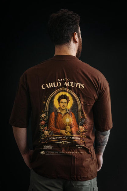 Camiseta Oversized Carlo Acutis